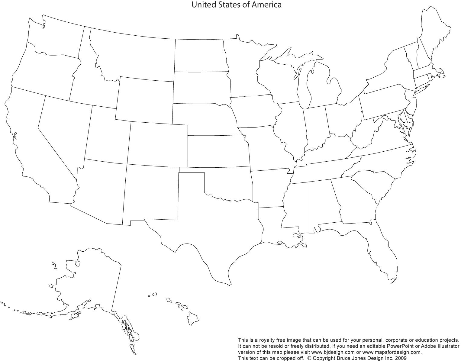 Slepa Mapa Amerika