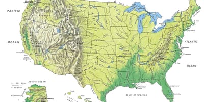 Topografické mapy USA