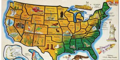 Cestovní mapa USA