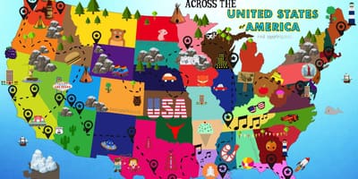 Road trip USA mapa